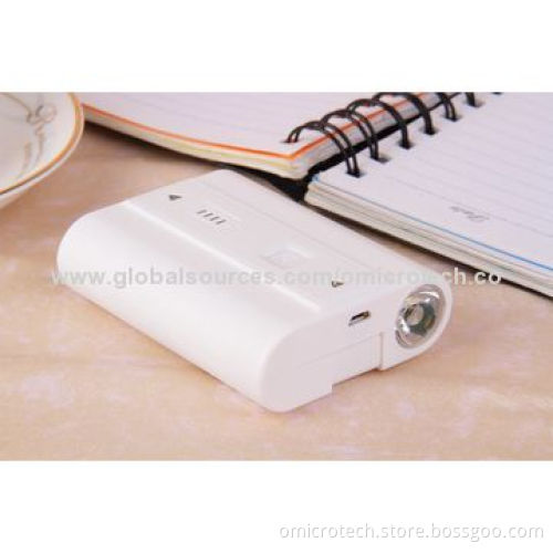 5,200mAh Power Bank with and Super LED Light
